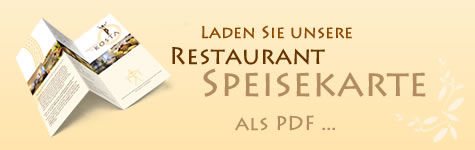 Speisekarte Restaurant